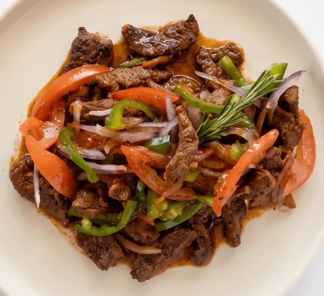 Signature Lamb Tibs, tender lamb sautéed with Eritrean spices